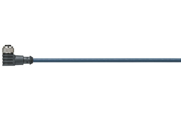 chainflex® anslutningskabel 360° skärmad, vinklad, M12 x 1, CF.INI CF10