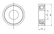 BB-608-B180-10-GL-C technical drawing