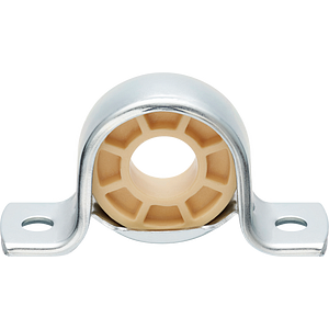 igubal® pillow block bearing with bearing insert, sheet metal housing
