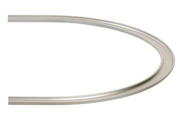 drylin® W dubbelskena WSB, fyrkantig, halvcirkel