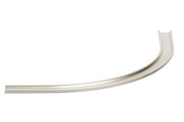 drylin® W dubbelskena WSB, fyrkantig, kvartscirkel