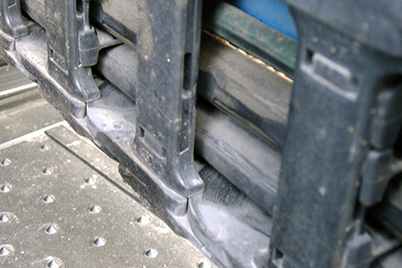 Energitillförselsystem med slitna ledningar