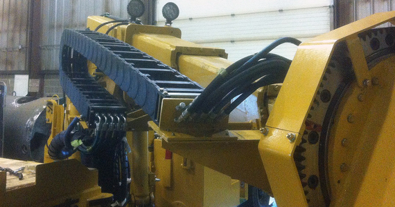 Arbetsplattform för tunnelbyggnation