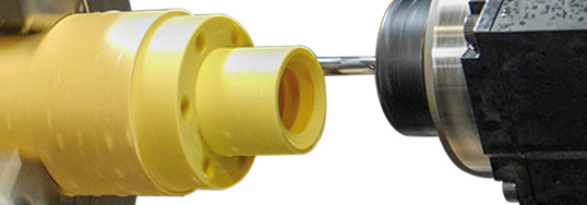 Svarvning av en del av iglidur® högpresterande polymerer