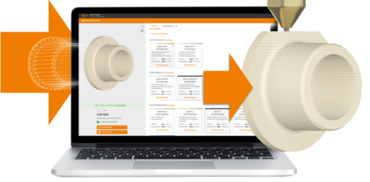 3D-utskrift glidlager CAD konfigurator