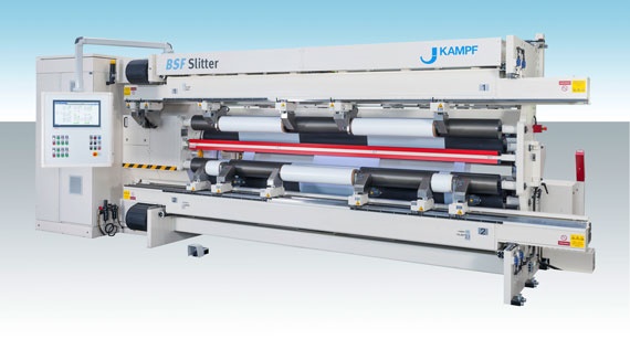 3D-printad del från igus i en Kampf BSF_Slitter-upprullare