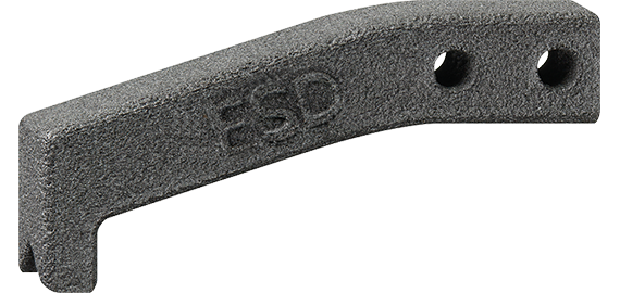 3D-utskrivet gripdon mönsterkomponent