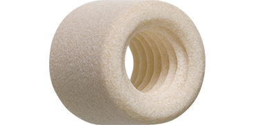 3D-printad gängmutter med varuprov