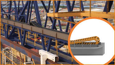 Energikedjeinstallation på kranbalken