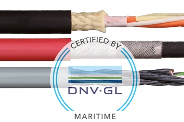 chainflex kablar med DNV-GL-logo och 36 månaders garanti