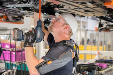 Exoskelettet "AIRFRAME™" med iglidur glidlager