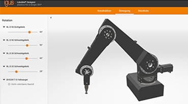 robolink® designer med robolink® D ledad arm