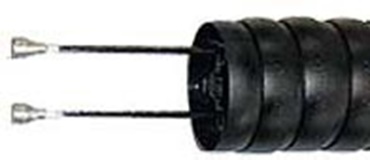 Återdragningsmekanism med hjälp av integreringsbara glasfiberstavar