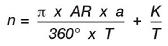 Formel för beräkning av antalet länkar