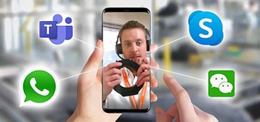 Virtuellt besök via olika kanaler