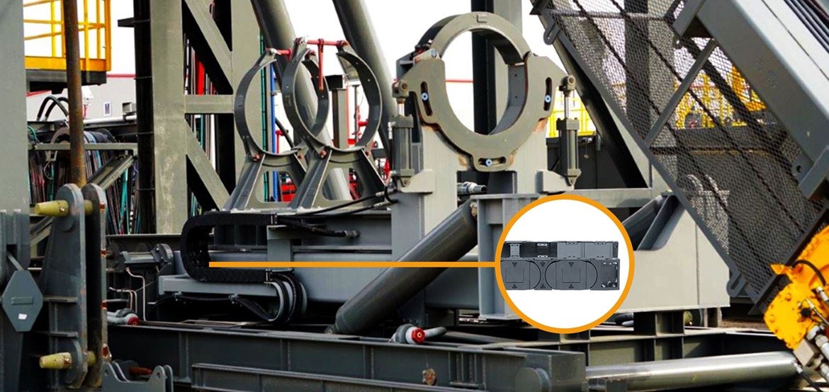 BOP-kran med igus produkter